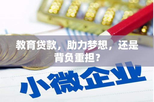 白云教育贷款，助力梦想，还是背负重担？