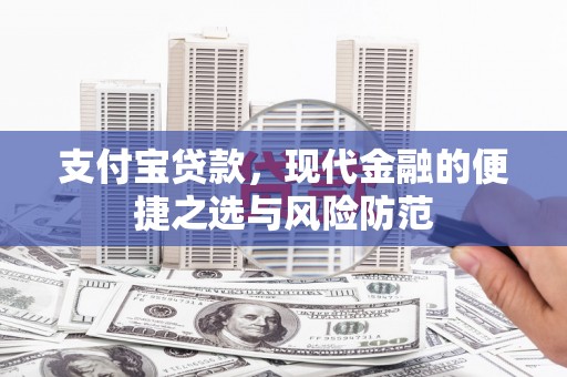 白云支付宝贷款，现代金融的便捷之选与风险防范