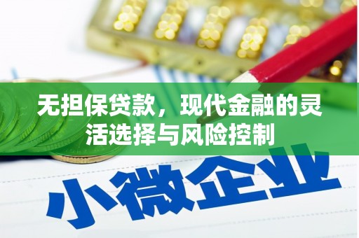 白云无担保贷款，现代金融的灵活选择与风险控制