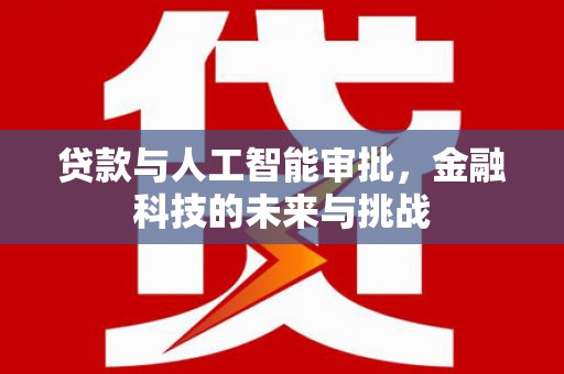 白云贷款与人工智能审批，金融科技的未来与挑战