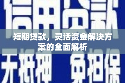 白云短期贷款，灵活资金解决方案的全面解析